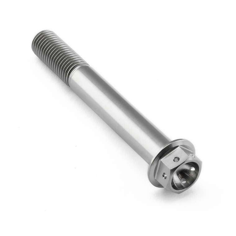 Titanium Flanged Hex Head Bolt M10x(1.25mm)x80mm Race Spec