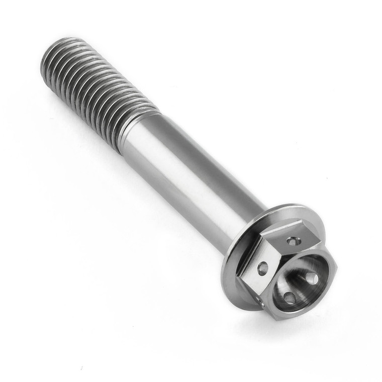 Titanium Flanged Hex Head Bolt M8x(1.25mm)x50mm Race Spec