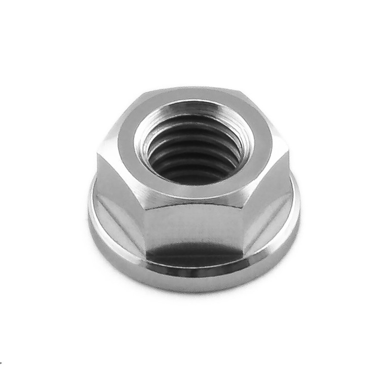 Titanium Flanged Nut M5x(0.80mm)