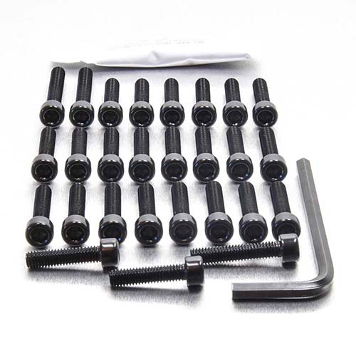 Aluminium Engine Kit Honda NT650 VW-V1 Black