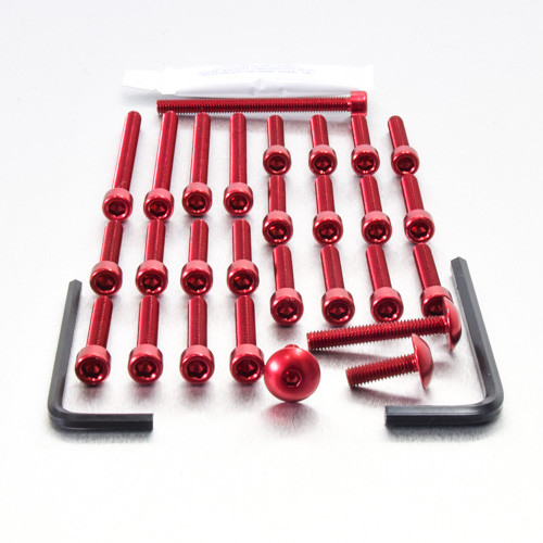 Aluminium Engine Kit Suzuki V-Strom DL650A Red