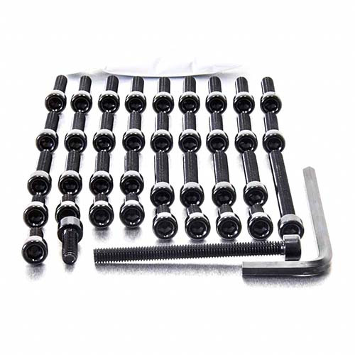 Aluminium Engine Kit Triumph Speed Triple 955i 97-01 Black