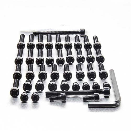 Aluminium Engine Kit Yamaha FZS600 Fazer Black