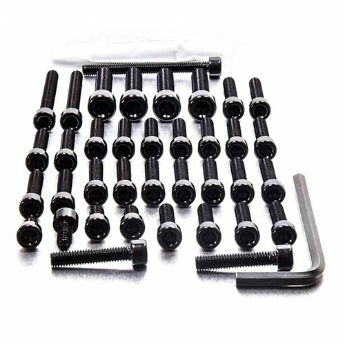 Aluminium Engine Kit Yamaha VMX1200 V-MAX 07-09 Black