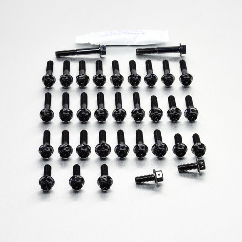 Aluminium Engine Kit Kawasaki ZX10R Ninja Race Spec Etched 08-10 Black