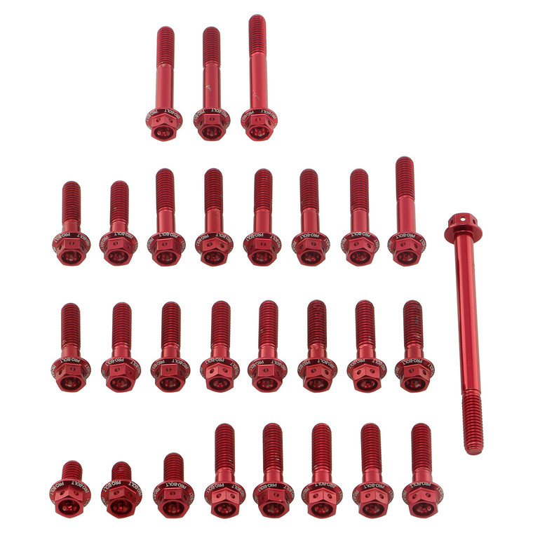 Aluminium Engine Kit Honda CRF150R Race Spec Etched Red