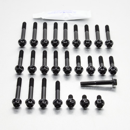 Aluminium Engine Kit Kawasaki KLX125 Race Spec Etched Black