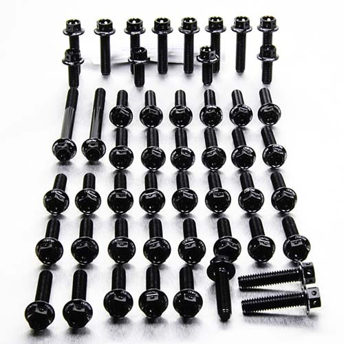 Aluminium Engine Kit Triumph Speed Triple R Race Spec Etched Black