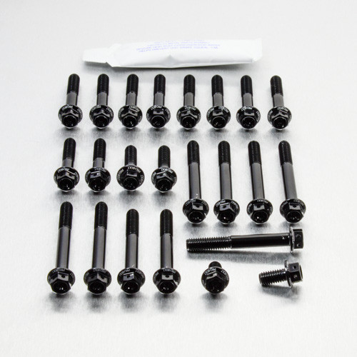 Aluminium Engine Kit Yamaha YBR125 Race Spec Etched Black