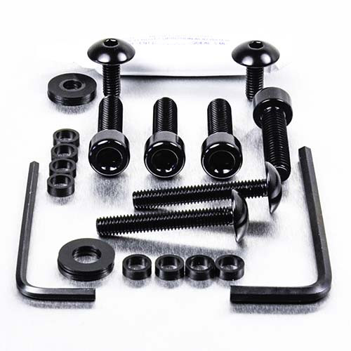 Aluminium Fairing Kit Honda XLR650 Black