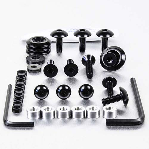 Aluminium Fairing Kit Kawasaki KLV Versys 1000 Black