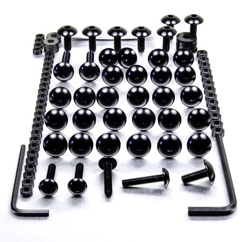 Aluminium Fairing Kit Yamaha YZF R6 03-05 Black