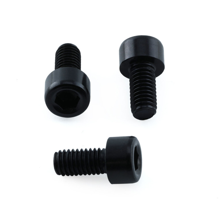 Aluminium Rear Brake Line Clip Mount Bolt Kit Black