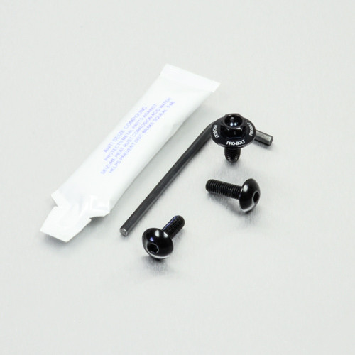 Aluminium Chain Guard & Rear Hugger Bolt Kit Black