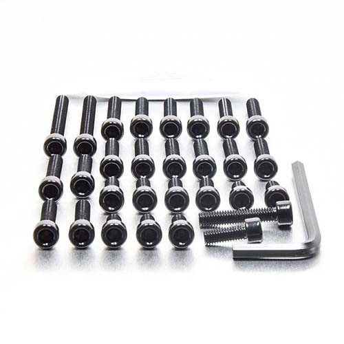 Aluminium Engine Kit Honda NSR250 Import (MC16) Black