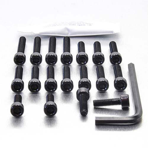 Aluminium Engine Kit Kawasaki ZXR750 J-K Black