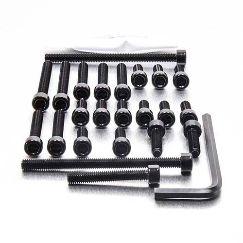 Aluminium Engine Kit Kawasaki ZZR1100 C-D Black