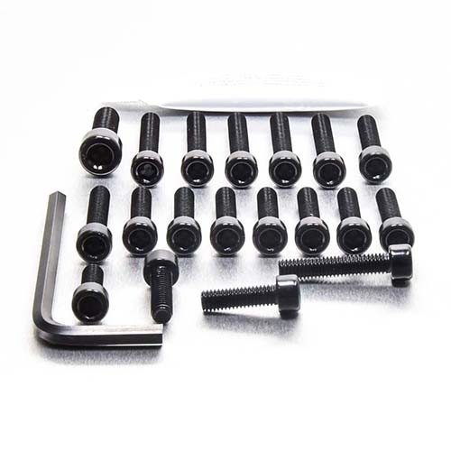 Aluminium Engine Kit Suzuki RGV250 FK Black