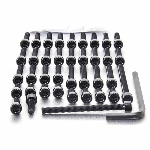 Aluminium Engine Kit Triumph Daytona 900 Super 111 Black