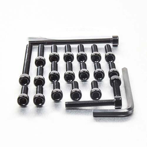 Aluminium Engine Kit Yamaha TDR250 Black