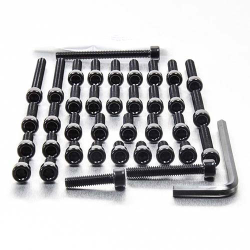 Aluminium Engine Kit Yamaha XV535 Virago Black