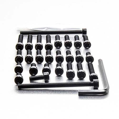 Aluminium Engine Kit Yamaha XV750 Virago 92-96 Black