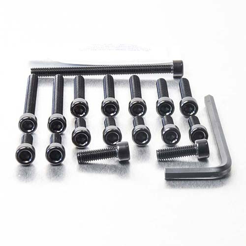 Aluminium Engine Kit Yamaha YZF750 Black