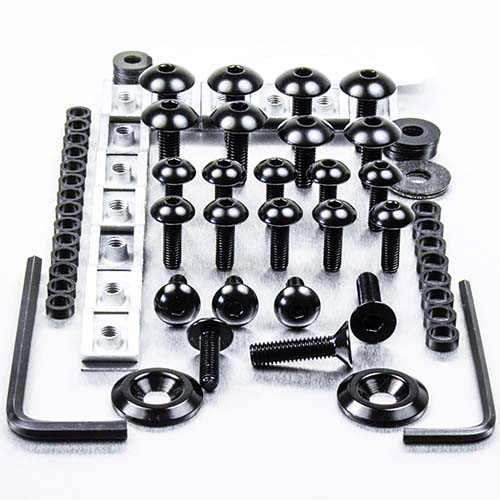 Aluminium Fairing Kit Kawasaki ZX-6R Ninja Black