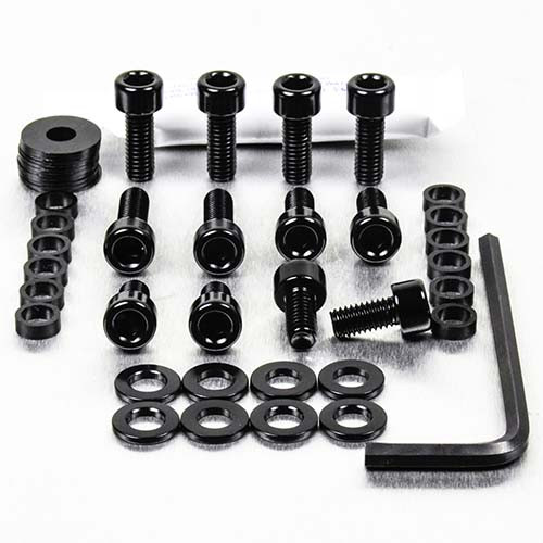 Aluminium Body Panel Kit Honda CR450 Black