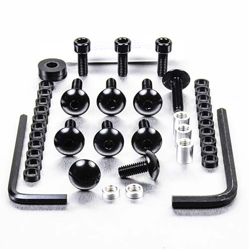 Aluminium Fairing/Plastics Kit Suzuki Burgman 650 Black