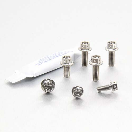 Titanium Chain Guard & Rear Hugger Bolt Kit Race Spec