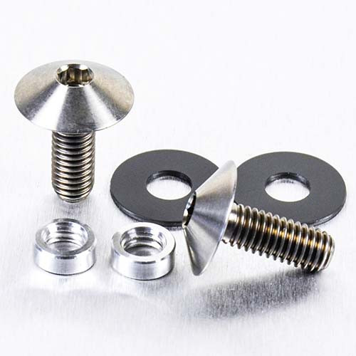 Titanium Chain Guard & Rear Hugger Bolt Kit