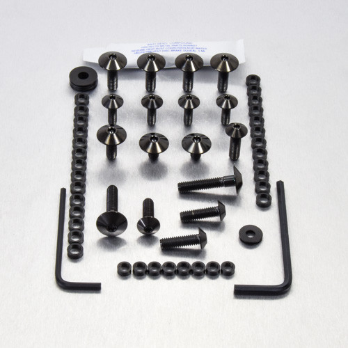 Titanium Fairing Kit Kawasaki Z250 SL Black