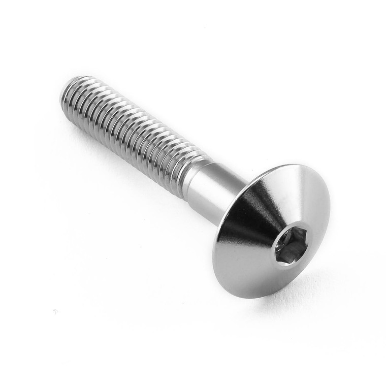 Stainless Steel Dome Head Bolt M6x(1.00mm)x35mm