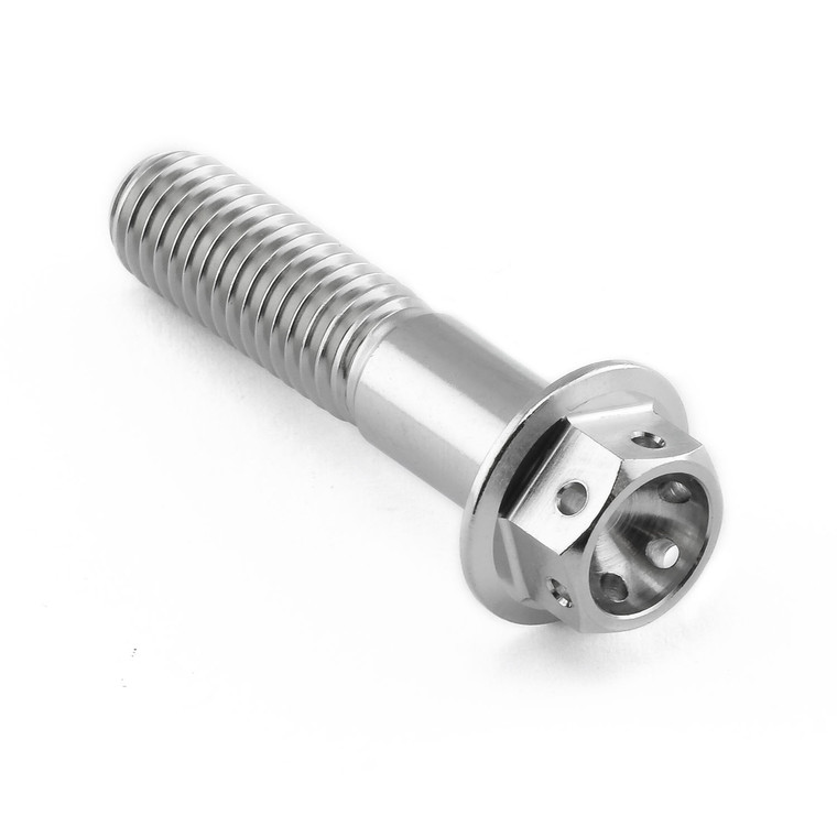 Stainless Steel Flanged Hex Head Bolt M8x(1.25mm)x35mm Race Spec