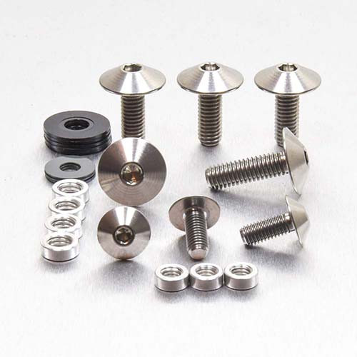 Titanium Mudguard & Hugger Bolt Kit