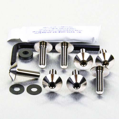 Titanium Mudguard & Hugger Bolt Kit