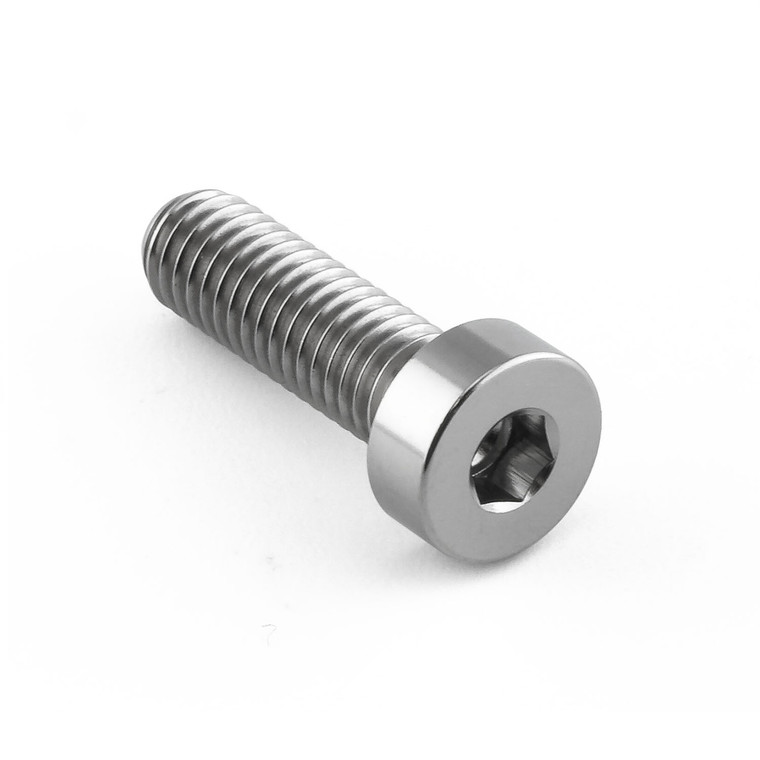 Titanium Parallel Socket Cap M6x(1.00mm)x20mm Flat Head
