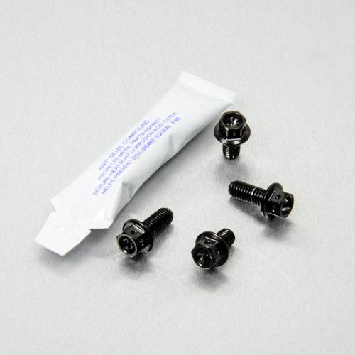 Stainless Steel ABS Sensor Mount Bolts Front & Rear Race Spec Black
