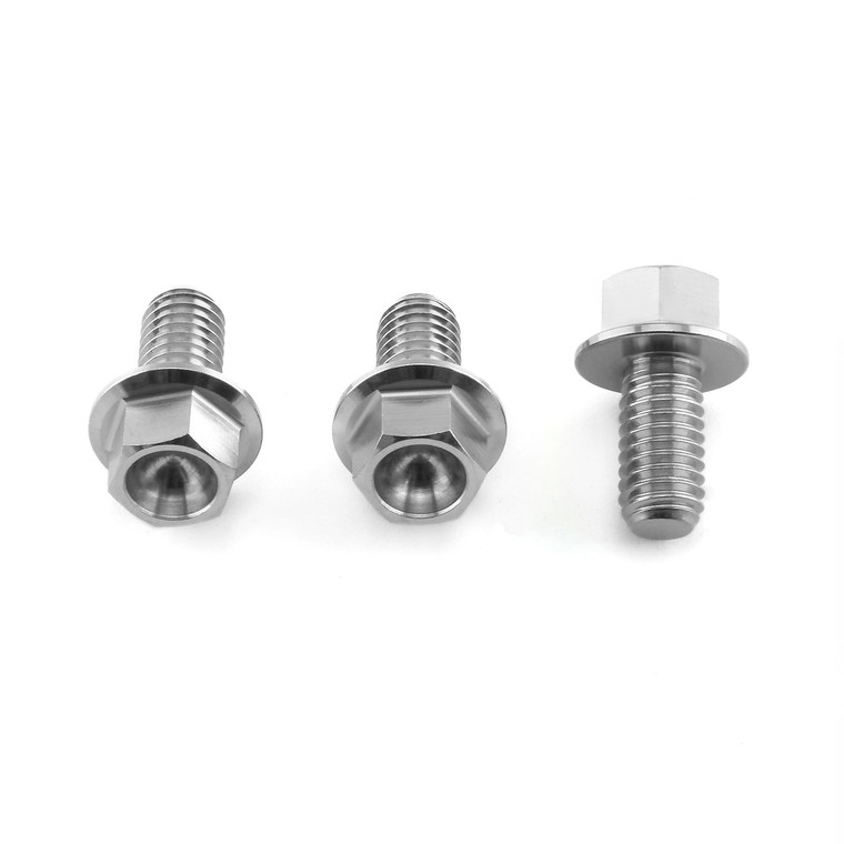 Stainless Steel Disc Bolts Front M6x12mm Pack x3