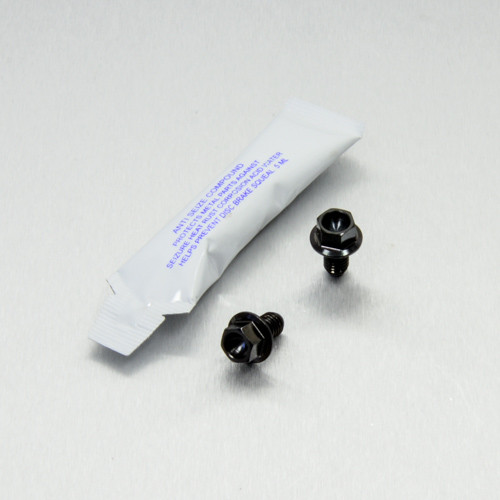 Stainless Steel Exhaust Heat Shield Mount Bolts Flanged Hex Head Bolt Black