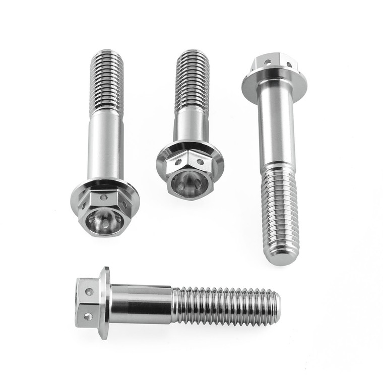 Stainless Steel Front Axle Pinch Bolt Kit Race Spec