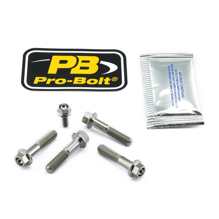 Titanium Brake & Clutch Lever Perch Pinch Bolt Kit