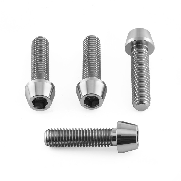 Titanium Clip-On / Handle Bar Mount Bolt Kit