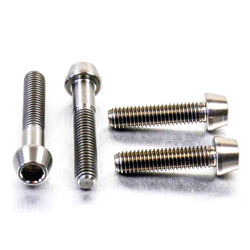 Titanium Clip-On / Handle Bar Mount Bolt Kit