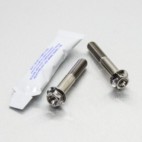 Titanium Front Axle Pinch Bolt Kit Race Spec