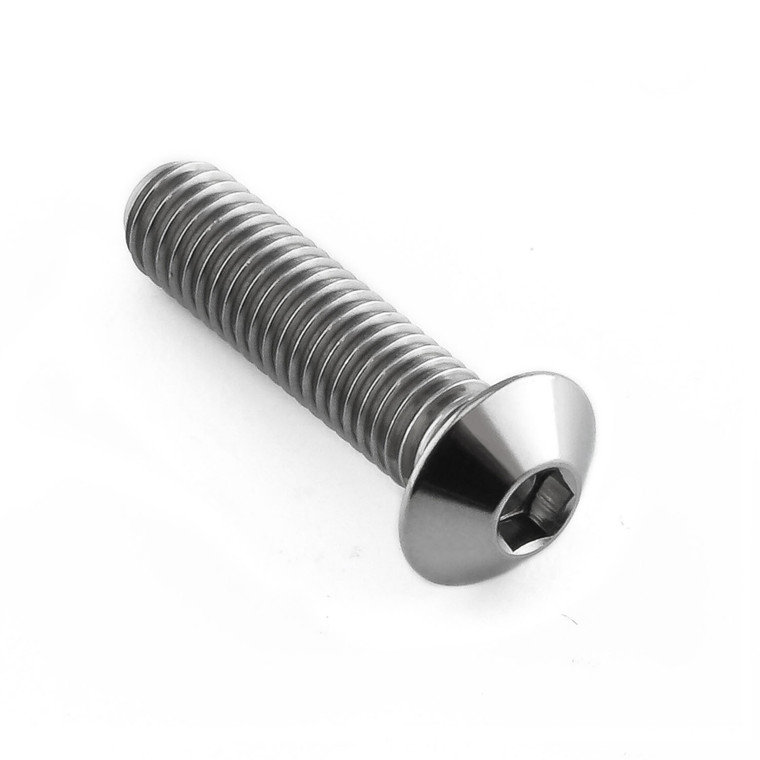 Titanium Dome Head Bolt M5x(0.80mm)x20mm (9mm O/D)