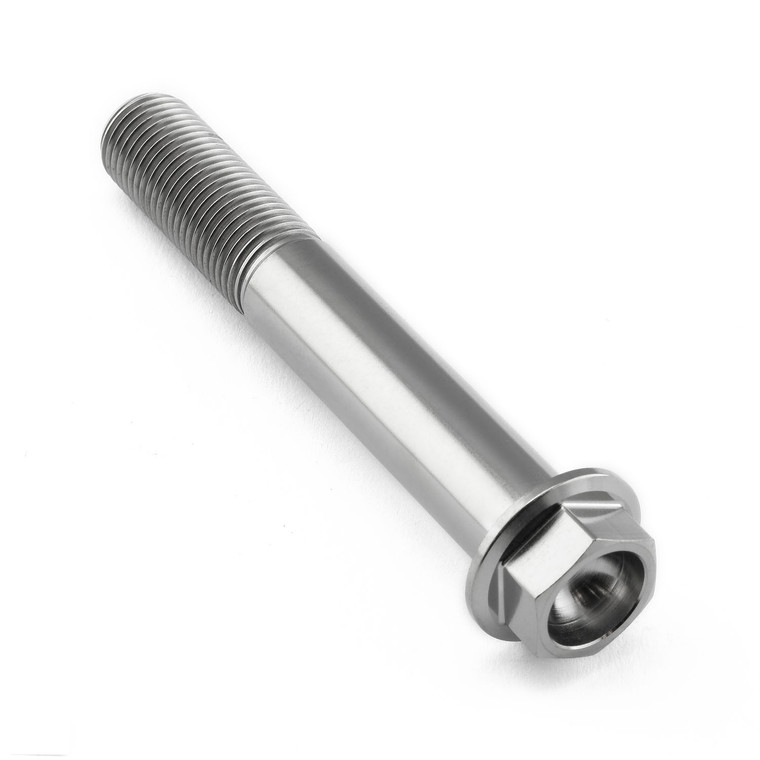 Titanium Flanged Hex Head Bolt M12 x 1.25mm x 80mm