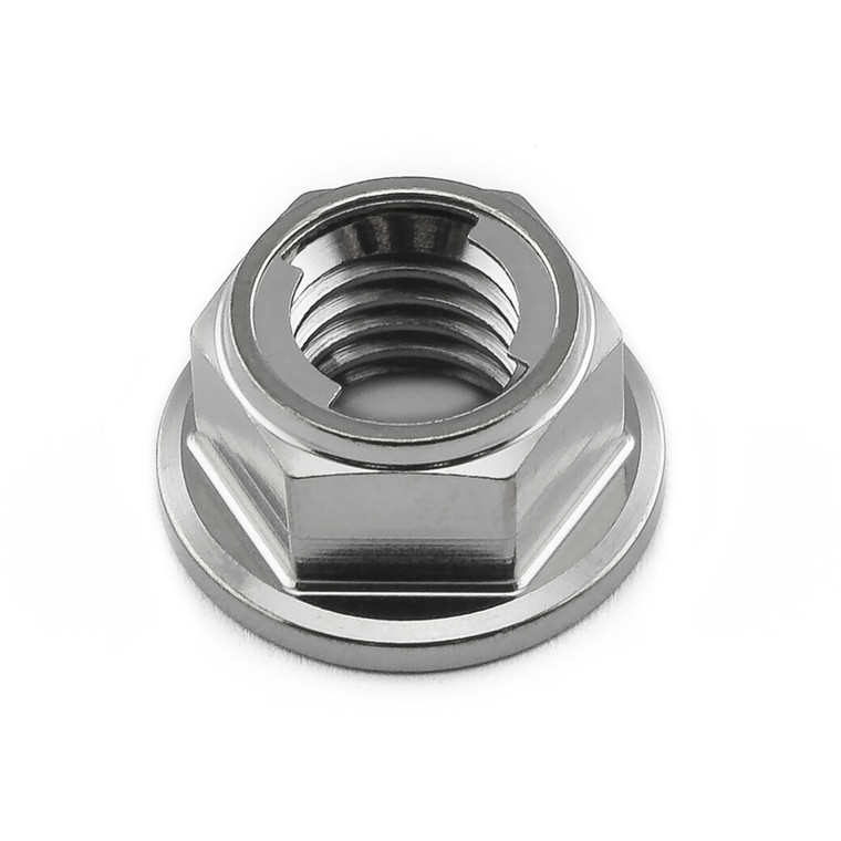 Titanium Flanged Metal Lock Nut M10x(1.50mm)