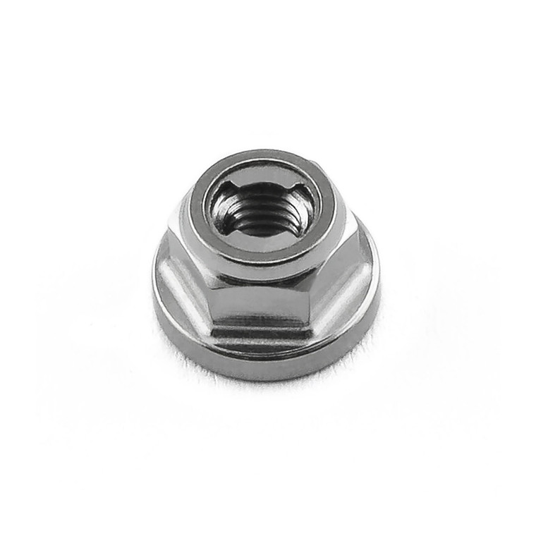 Titanium Flanged Metal Lock Nut M3x(0.50mm)